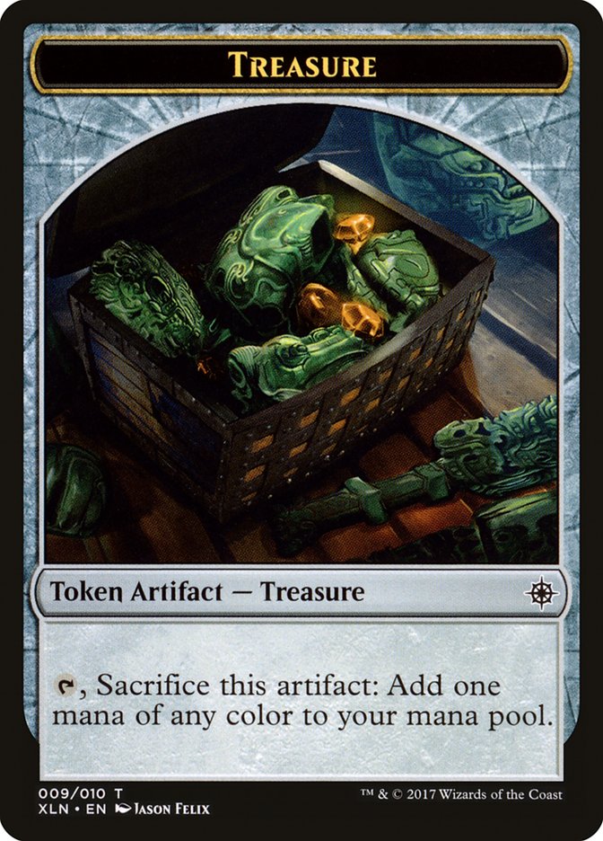 Treasure (009/010) [Ixalan Tokens] | Magic Magpie