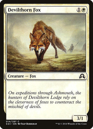 Devilthorn Fox [Shadows over Innistrad] | Magic Magpie