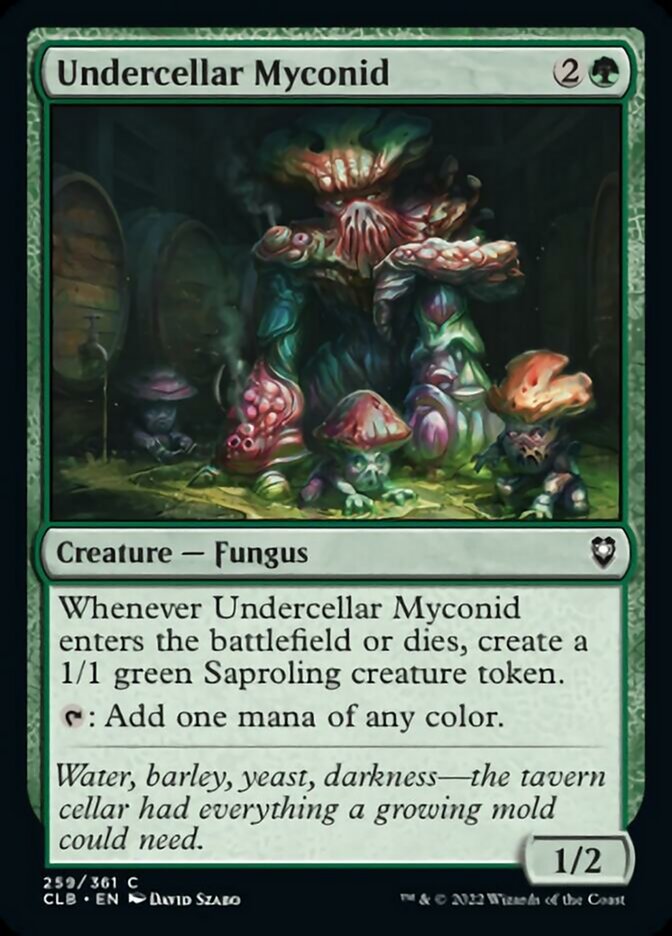 Undercellar Myconid [Commander Legends: Battle for Baldur's Gate] | Magic Magpie