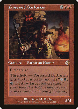 Possessed Barbarian [Torment] | Magic Magpie