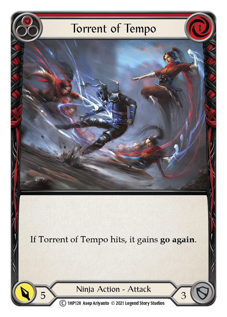 Torrent of Tempo (Red) [1HP128] | Magic Magpie