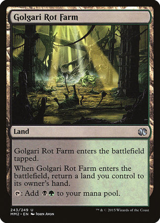 Golgari Rot Farm [Modern Masters 2015] | Magic Magpie