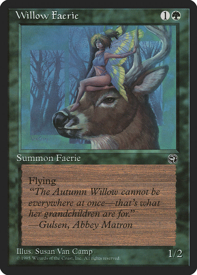Willow Faerie (Gulsen Flavor Text) [Homelands] | Magic Magpie
