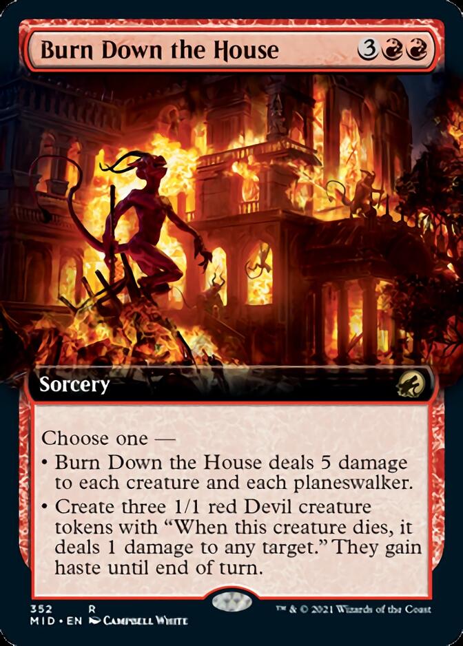 Burn Down the House (Extended) [Innistrad: Midnight Hunt] | Magic Magpie