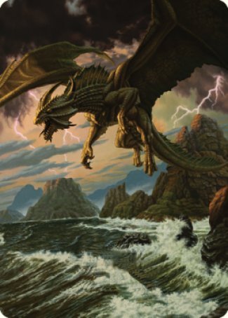 Ancient Bronze Dragon Art Card (03) [Commander Legends: Battle for Baldur's Gate Art Series] | Magic Magpie