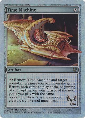 Time Machine (Alternate Foil) [Unhinged] | Magic Magpie
