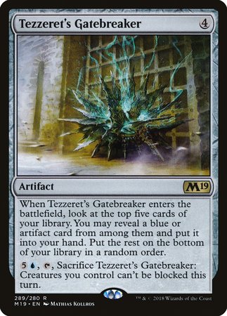 Tezzeret's Gatebreaker [Core Set 2019] | Magic Magpie