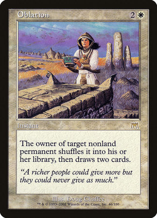 Oblation [Onslaught] | Magic Magpie
