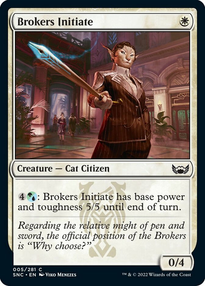 Brokers Initiate [Streets of New Capenna] | Magic Magpie