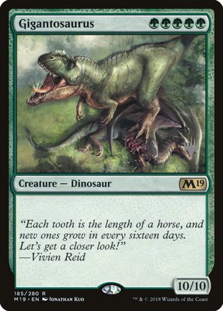 Gigantosaurus [Core Set 2019 Promos] | Magic Magpie