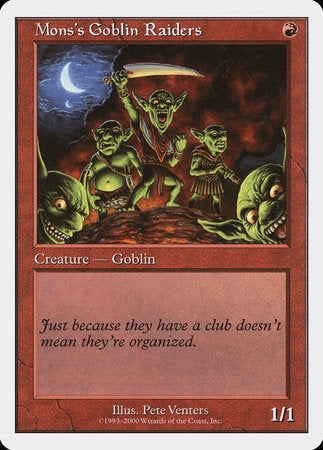 Mons's Goblin Raiders [Starter 2000] | Magic Magpie