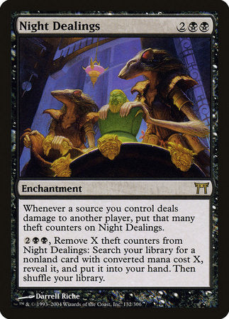 Night Dealings [Champions of Kamigawa] | Magic Magpie