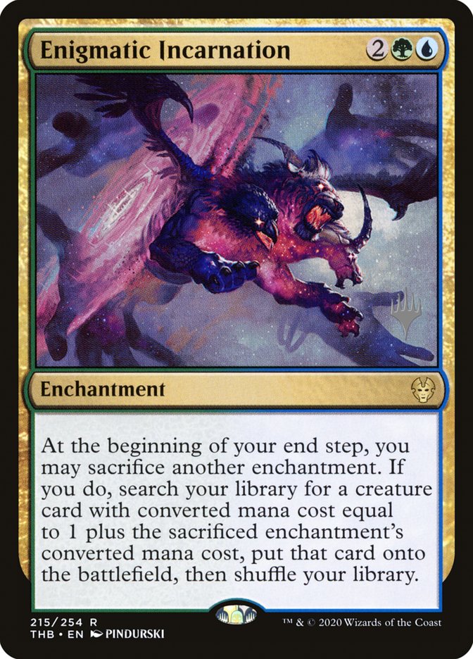 Enigmatic Incarnation (Promo Pack) [Theros Beyond Death Promos] | Magic Magpie