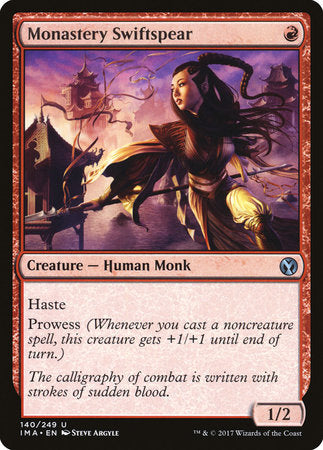 Monastery Swiftspear [Iconic Masters] | Magic Magpie