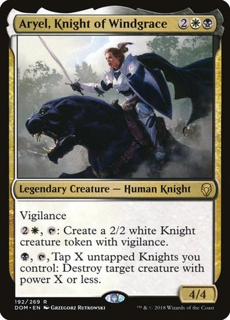 Aryel, Knight of Windgrace [Dominaria] | Magic Magpie