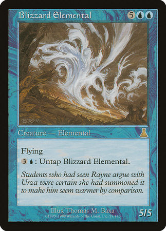 Blizzard Elemental [Urza's Destiny] | Magic Magpie