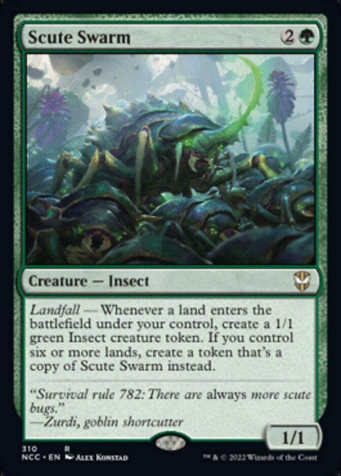 Scute Swarm [Streets of New Capenna Commander] | Magic Magpie