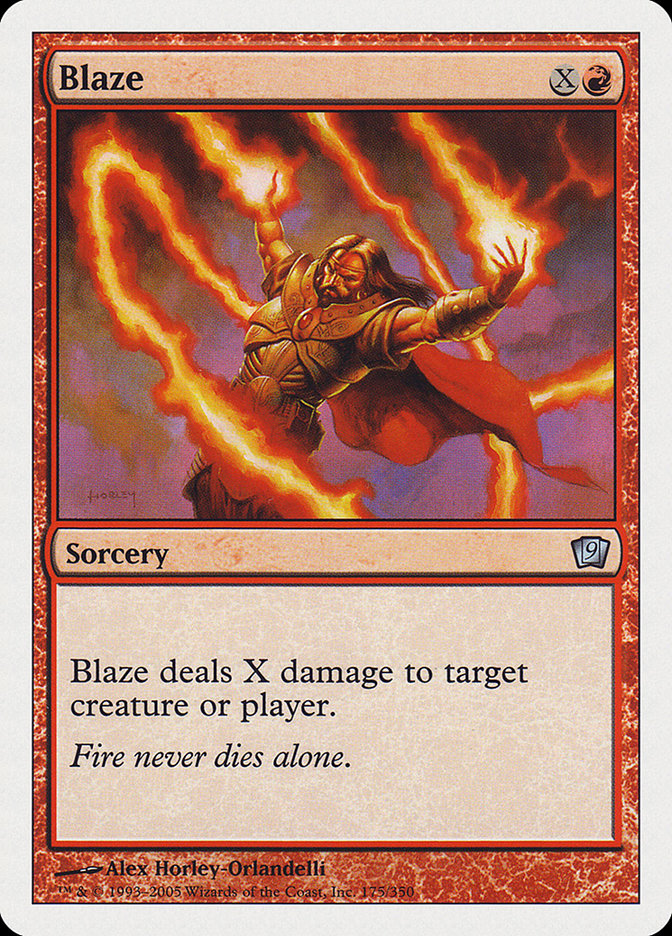 Blaze [Ninth Edition] | Magic Magpie