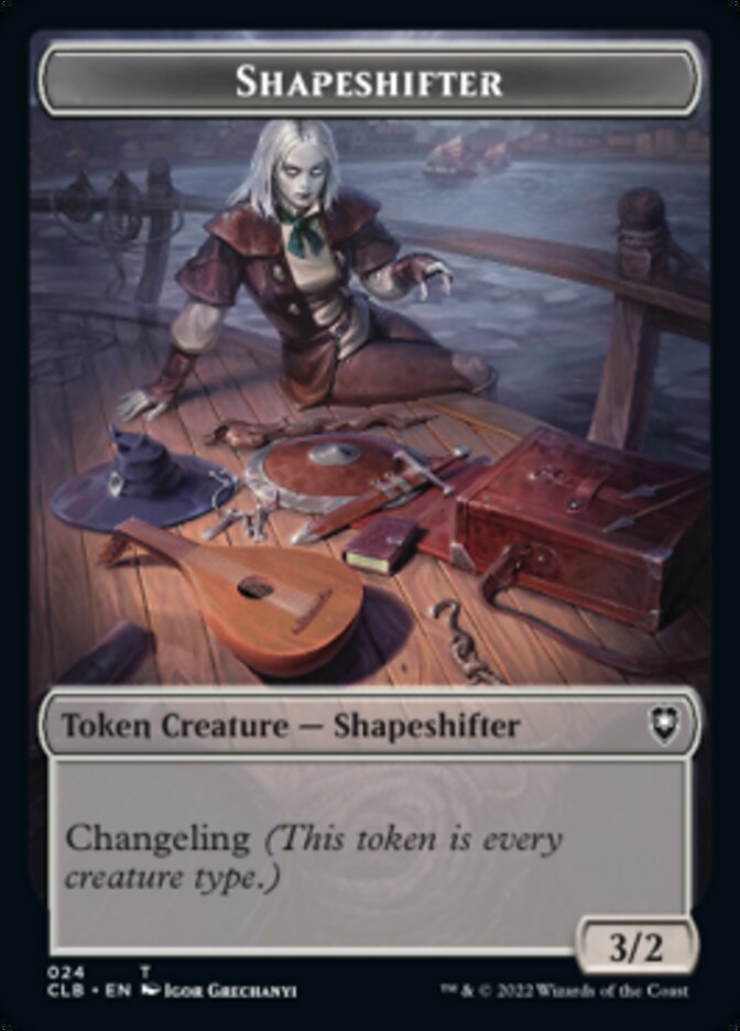 Shapeshifter (024) // Shapeshifter (028) Double-sided Token [Commander Legends: Battle for Baldur's Gate Tokens] | Magic Magpie