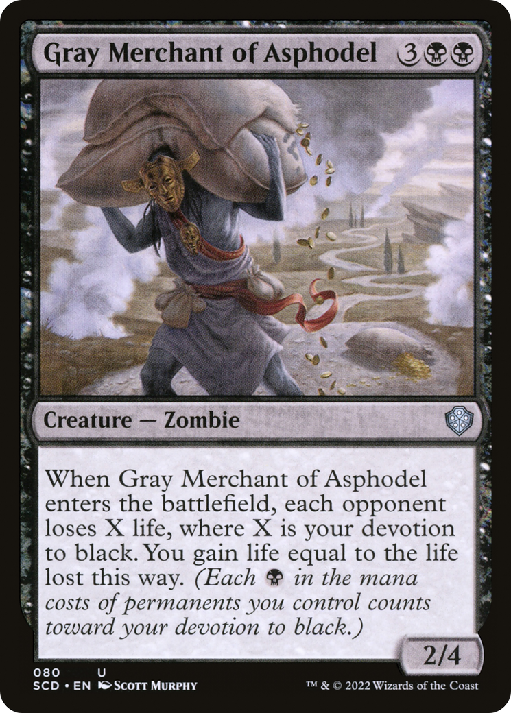 Gray Merchant of Asphodel [Starter Commander Decks] | Magic Magpie