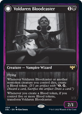 Voldaren Bloodcaster // Bloodbat Summoner [Innistrad: Double Feature] | Magic Magpie