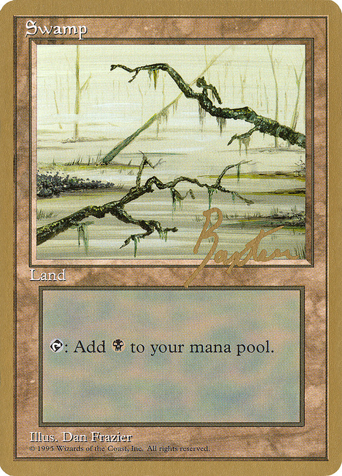 Swamp (gb371) (George Baxter) [Pro Tour Collector Set] | Magic Magpie