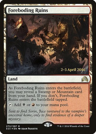 Foreboding Ruins [Shadows over Innistrad Promos] | Magic Magpie