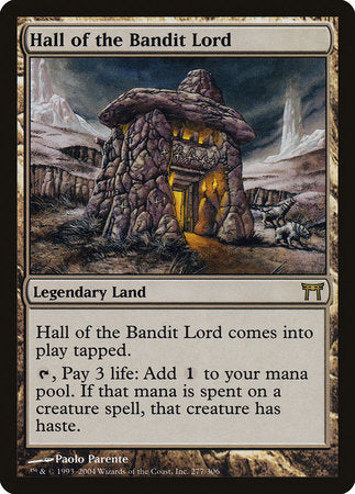 Hall of the Bandit Lord [Champions of Kamigawa] | Magic Magpie
