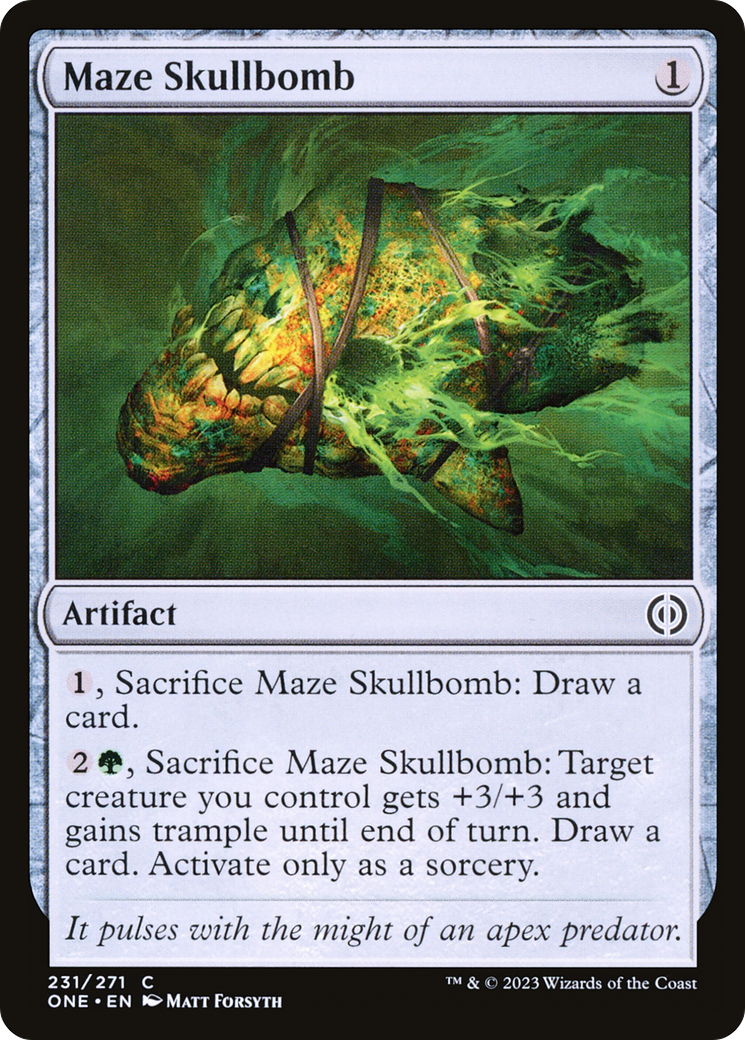 Maze Skullbomb [Phyrexia: All Will Be One] | Magic Magpie