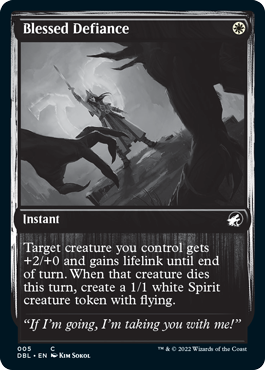 Blessed Defiance [Innistrad: Double Feature] | Magic Magpie