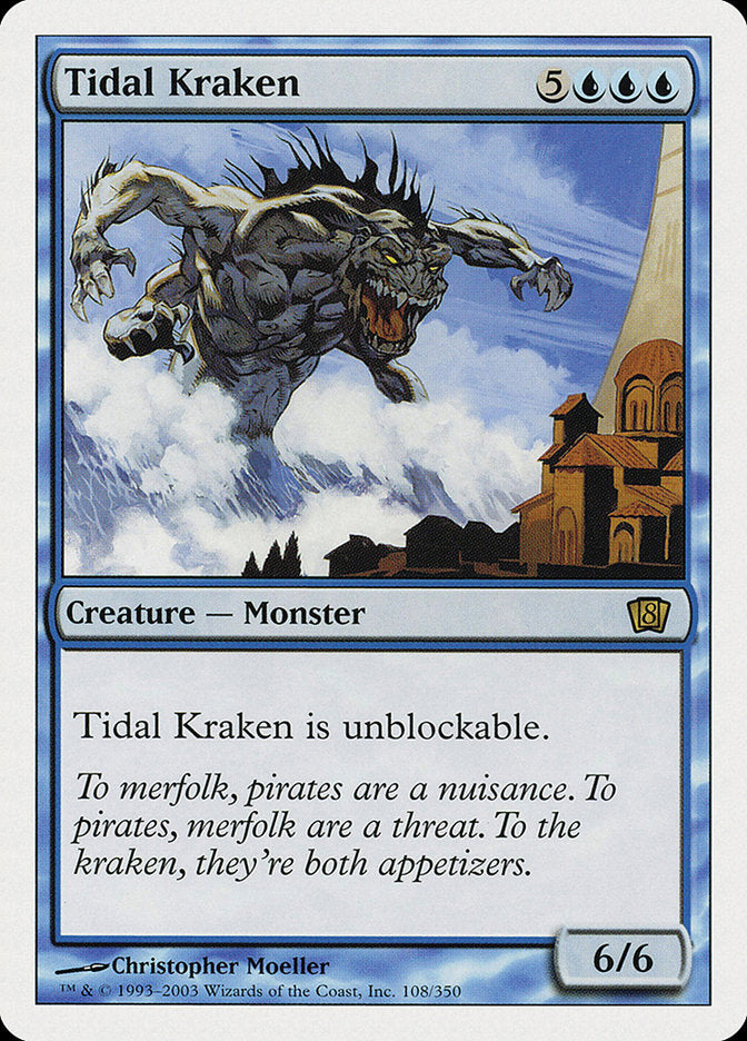 Tidal Kraken [Eighth Edition] | Magic Magpie