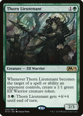 Thorn Lieutenant [Core Set 2019 Promos] | Magic Magpie