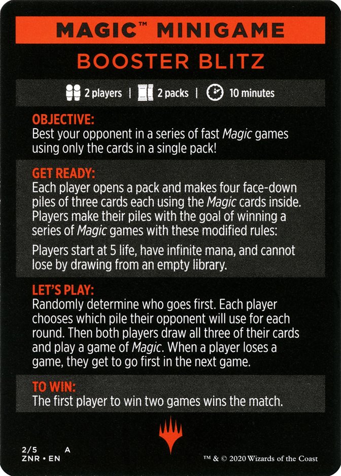 Booster Blitz (Magic Minigame) [Zendikar Rising Minigame] | Magic Magpie