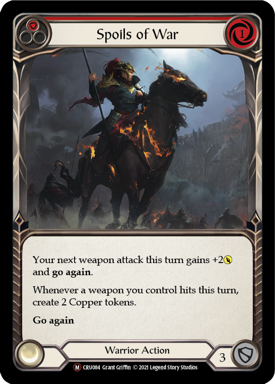 Spoils of War (Rainbow Foil) [U-CRU084-RF] Unlimited Rainbow Foil | Magic Magpie