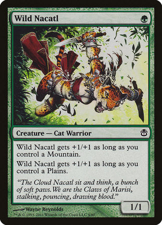 Wild Nacatl [Duel Decks: Ajani vs. Nicol Bolas] | Magic Magpie