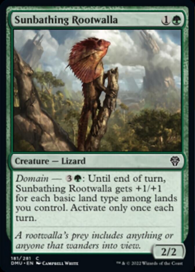 Sunbathing Rootwalla [Dominaria United] | Magic Magpie