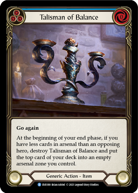 Talisman of Balance [EVR188] (Everfest)  1st Edition Cold Foil | Magic Magpie