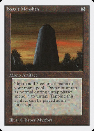 Basalt Monolith [Unlimited Edition] | Magic Magpie
