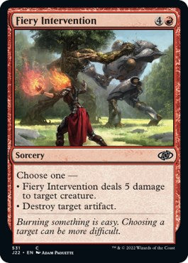 Fiery Intervention [Jumpstart 2022] | Magic Magpie