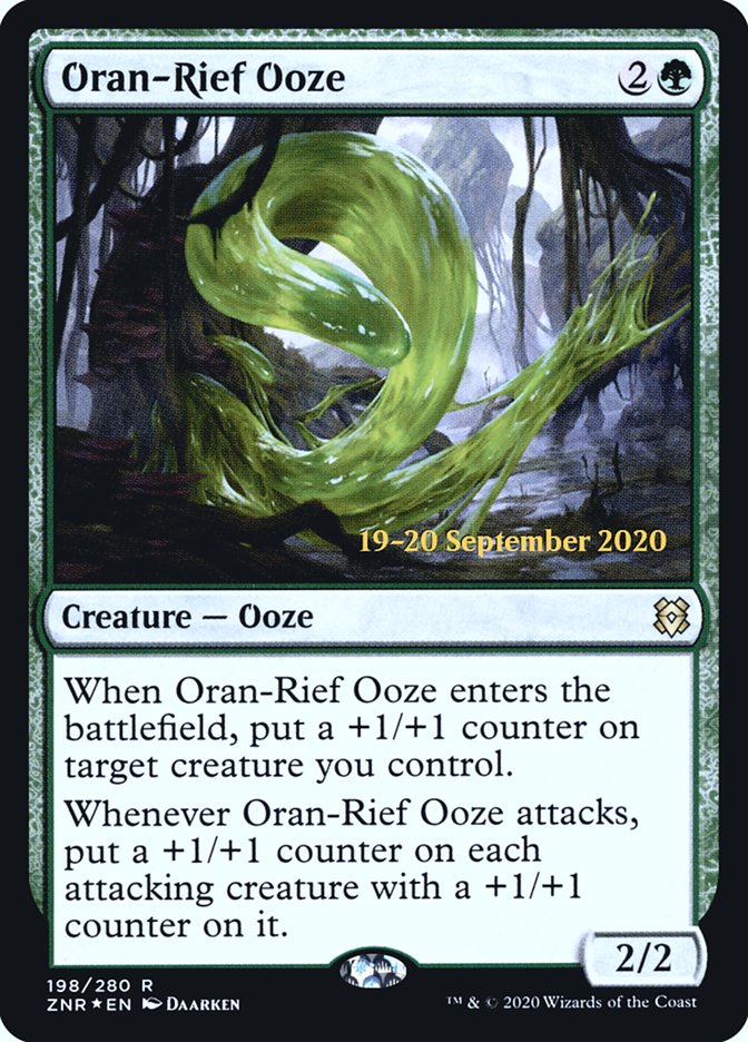 Oran-Rief Ooze  [Zendikar Rising Prerelease Promos] | Magic Magpie