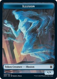 Illusion // Insect Double-sided Token [Zendikar Rising Tokens] | Magic Magpie
