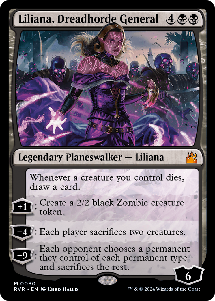 Liliana, Dreadhorde General [Ravnica Remastered] | Magic Magpie