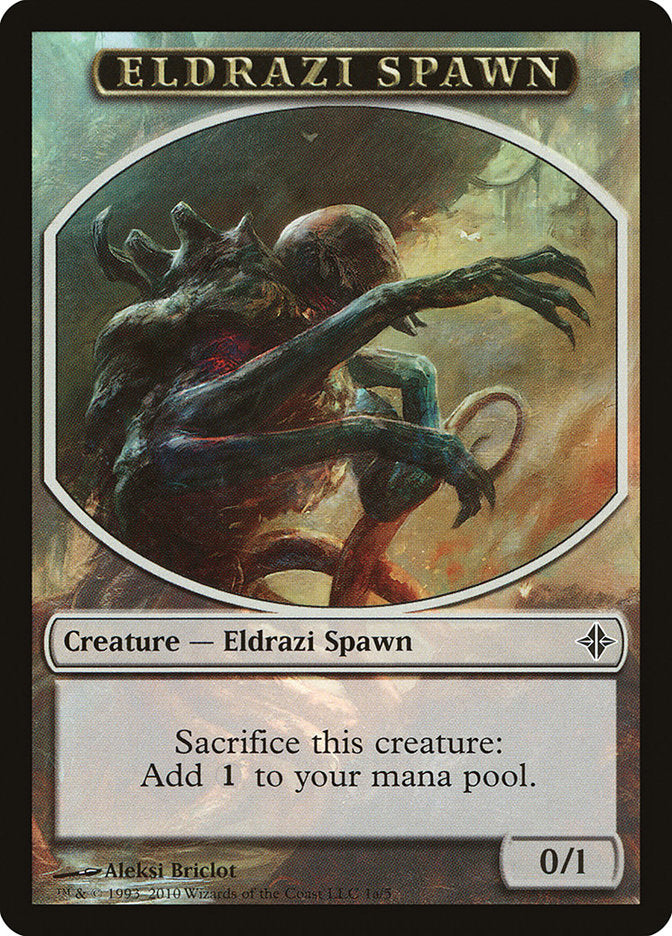 Eldrazi Spawn (1a/5) [Rise of the Eldrazi Tokens] | Magic Magpie