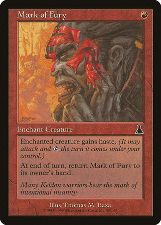 Mark of Fury [Urza's Destiny] | Magic Magpie