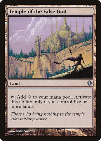 Temple of the False God [Commander 2013] | Magic Magpie