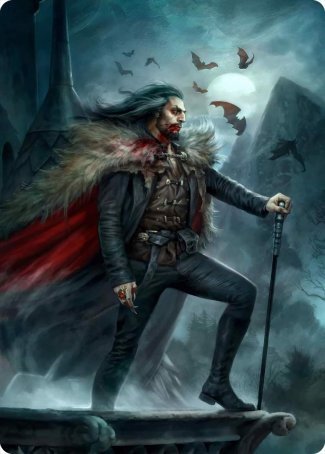 Dracula, Blood Immortal Art Card [Innistrad: Crimson Vow Art Series] | Magic Magpie