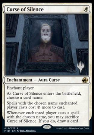 Curse of Silence (Promo Pack) [Innistrad: Midnight Hunt Promos] | Magic Magpie