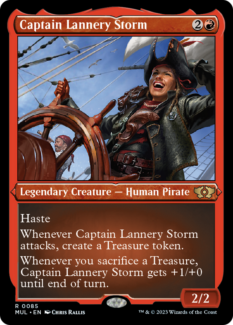 Captain Lannery Storm (Foil Etched) [Multiverse Legends] | Magic Magpie