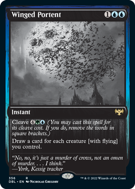 Winged Portent [Innistrad: Double Feature] | Magic Magpie