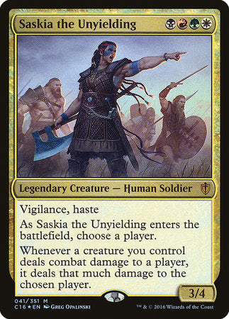 Saskia the Unyielding [Commander 2016] | Magic Magpie